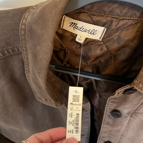 NWT Madewell canvas / barn coat - Picture 4 of 5
